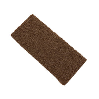 Globe 3753 Heavy Duty Utility Pad - Brown - 20 Pack-For extra heavy duty scrubbing and cleaning