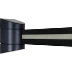 TensaBarrier Wall Mounted Units, SF970, Tape Colour - Black w/White Stripes-Tape Colour - Black w/White Stripes