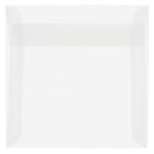 JAM Paper Enveloppes carrées translucides, 6 x 6 po, transparent, 250/paquet-Enveloppes en papier translucide clair
