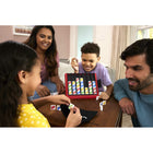 Mattel Games Uno Quatro-Action Tiles let you swap two trays, push a tile out of a tray, or force another player to take their turn with 2 fewer tiles.
