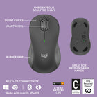 Logitech MK670 Wave Keys Keyboard and Mouse Combo - Graphite-Connect with Bluetooth or the Logi Bolt Receiver: Use Easy-Switch to switch between computer, tablet and phone (compatible with Windows/macOS/iPadOS/ChromeOS)