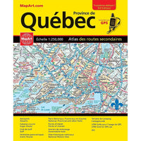 MapArt Quebec Road Atlas (10446)-Quebec Road Atlas
