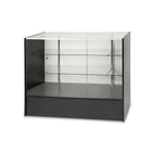 Can-Bramar Econoline Full Vision Show Case, Black-Comes with 10" and 12" depth adjustable glass shelves