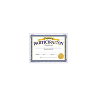 Trend Enterprises 8 1/2" x 11" Certificate of Participation, 180 Pack (T-11303)-Size: 8 1/2"(L) x 11"(W)