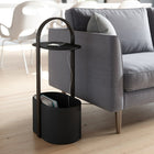 Umbra Hub Storage Table - Black/Walnut-Manual included for easy assembly of this storage table.