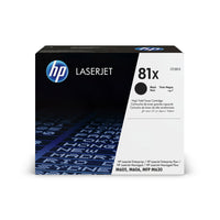 HP 81X (CF281X) Black High Yield Original LaserJet Toner Cartridge-High-yield toner cartridge yields up to 25000 pages