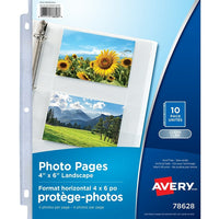 Avery Photo Pages, Clear, 10 Pack, (78628)-Photo Pages