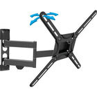 Barkan Curved / Flat Panel Dual Arm TV Wall Mount, Full Motion, Fits 29" to 65" (3400.B)-4 movement
(Fold, Rotate, Swivel & Tilt)