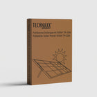 Technaxx TX-206 100W Foldable Solar Panel - Black-Portable design with fold-out feet for alignment and carrying handle and pocket for cables