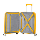 American Tourister Curio Spinner Carry-on Luggage - Golden Yellow-Integrated TSA-approved lock provides added security when checking in your luggage