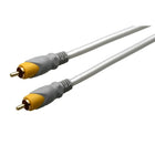 Electronic Master 12' RCA Male to Male Video Cable, 2.8" x 6.3" x 9.5", Gray-Cost-effective high quality cables deliver all the picture performance your system