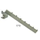Azar Displays 7 Station Waterfall Bracket (300962)-Satin nickel