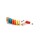 Hape Crazy Roller Stack Track Set-The marble race track provides a fun way of introducing children to physics principles such as potential energy, momentum, and gravity. Building the towers and tracks will improve your child’s hand-eye coordination, logical thinking skills, problem-solving abilities, and inspires creativity.