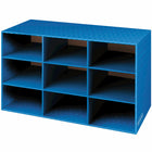 Bankers Box 9-Compartment Classroom Cubby, Blue-9 roomy compartments hold oversized books and teaching materials