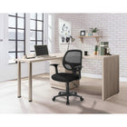 Nicer Furniture Mid-Back Black Mesh Computer Chair -Seat Size: 19.5''W x 19."H