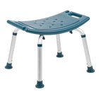 Flash Furniture HERCULES Series Adjustable Navy Bath & Shower Chair with Non-slip Feet-FSA Eligible