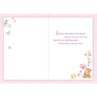 Rosedale 5-1/2" x 8" Girl Baby Christening Greeting Cards And Envelopes, 12 Pack (15406)-Card shop quality greeting cards