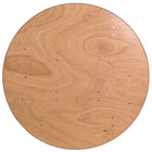 Flash Furniture 48" Round Wood Folding Banquet Table with Clear Coated Finished Top-440 lb. Static Load Capacity