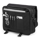 Bugatti The Associate 15.6" Briefcase - Black-Under flap closure, built-in organizer
