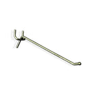 Azar Displays 6" x 0.148" All Wire Galvanized Metal Hooks, 50 Pack-Galvanized metal