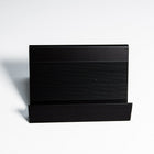 Futech BC001B Aluminum Slanted Business Card Holder, Black, 2 Pack-Business card holder