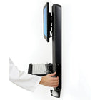 Ergotron 61-081-085 StyleView Sit-Stand VL High Traffic Areas, Ergotron Black-Low profile accommodates stringent regulatory standards relating to depth of wall protrusions; facilitates compliance with The Joint Commission s requirements