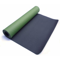 PurEarth II Eco Yoga Mat - 5mm - Sage Brown-Patented Technology 100% Thermo Plastic, Elastomer and Rubber (TPE) 5mm ECO Yoga Mats
