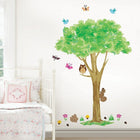 WallPops The Friendly Forest Wall Art Kit , Multicolor-Peel and stick, repositionable