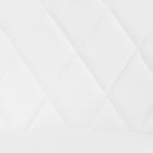 Flash Furniture Contemporary Vinyl Bucket Seat Adjustable Height Barstool - White - 2 Pack-Chrome Base
