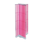 Azar Displays Pegboard Floor Display Pinwheel Spinner, 16" x 60", Pink (700420-PNK)-Pink plastic