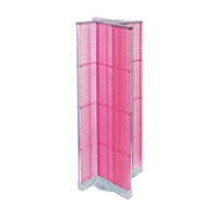 Azar Displays Pegboard Floor Display Pinwheel Spinner, 16" x 60", Pink (700420-PNK)-Pink plastic