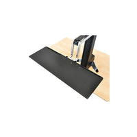 Ergotron Large Keyboard Tray For WorkFit-S, Black-Black robust phenolic material in one-piece design ensures many years of service