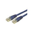 StarTech C6PATCH75BL 75' Cat 6 Molded Patch Cable, Blue-Features RJ-45 Male connector on both sides to facilitate easy connectivity