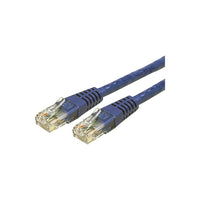 StarTech C6PATCH75BL 75' Cat 6 Molded Patch Cable, Blue-Features RJ-45 Male connector on both sides to facilitate easy connectivity