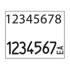 Garvey Labels for Monarch 1136 Pricing Gun - 2-Line - White - 2 Rolls of 1750 Labels (098614)-Dimensions:  4.33"L x 7.68"W x 1.97"H