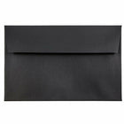 JAM Paper A8 Invitation Envelopes, 5.5 x 8.125, Black Linen Recycled, 1000 Pack (64931B)-Black