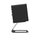 Kanto SE4 Elevated Desktop Speaker Stands for Midsize Speakers - Black-Painted steel construction