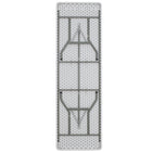 Flash Furniture – Table pliante de 30 x 96 po en plastique blanc avec pattes grises fini poudré (DADYCZ244GW)-Places assises jusqu'à 10 adultes