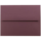 JAM Paper A2 Invitation Envelopes, 4.38 x 5.75, Burgundy, 250 Pack (36395847H)-Burgundy dark base envelope