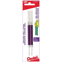 Pentel EnerGel Gel Pen Refills - 0.7mm - Violet - 2 Pack-Refill for any retractable EnerGel pen