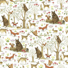 JAM Paper Industrial Size Bulk Wrapping Paper Rolls, Fairy-tale Forest, 1/2 Ream (834 Sq. Ft)-Fairy-tale Forest Design