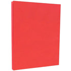 JAM Paper Bright Colour Cardstock, 8.5 x 11, 65lb Red Recycled, 250/ream (101378B)-Size: 8-1/2" x 11"