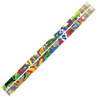 Musgrave Pencil Company Super-Duper Heroes Pencils - 144 Pack-Super duper heroes fun designer pencil is suitable for rewards and incentives