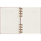 Moleskine Undated Extra Large Hard Cover Spiral Planner - 7.5" x 10" - Crush Cherry-Section To Record Priorities For Different Areas Of Your Life