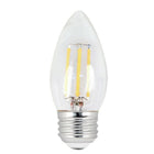 Northern Stars 4W Warmwhite LED B10 Light Bulb, 10 Pack-LED B10 Light Bulbs, Filament, Clear