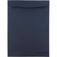 JAM Paper Open End Catalog Envelopes - 9" x 12" - Navy Blue - 50 Pack -Colour: Navy Colour: Blue