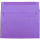 JAM Paper A8 Invitation Envelopes, 5.5 x 8.125, Brite Hue Violet Purple Recycled, 250 Pack (80286H)-Blank interior for personalized message