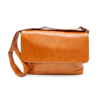 Ashlin Rikar Messenger Bag, British Tan-Our classic messenger styled briefcase. Designed for your everyday office and business trips. Get Media smart this bag is large enough to hold your laptop computer up to 15, MacBook® Pro and other similar sized computers