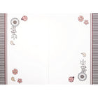 Rosedale Greeting Cards/Envelopes - 5-1/2" W x 8" H - Squiggles and Flowers - 12 Pack-5-1/2" x 8" Folded cards