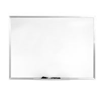Quartet Dry Erase Board with Steel Frame - 36"W x 24"H-Non-magnetic, melamine surface dry-erase board ideal for light use